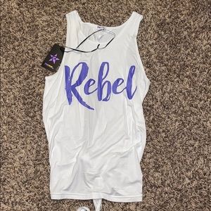 Rebel Athletic Twist & Tie Tank Top